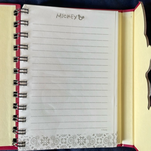 Mickey Autograph Mini Notebook - Red - Picture 6 of 15